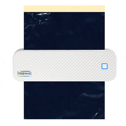 Portable A4 Thermal Printer Bluetooth Photos PDF Document Printing Machine Folded Rolls Paper For Office Work Home School Travel