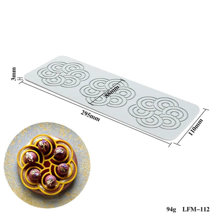 23 styles leaf flower round Designs Silicone Cake Lace Mold Cake Decorating Tool Border Decoration Lace Mold kitchen Baking Tool