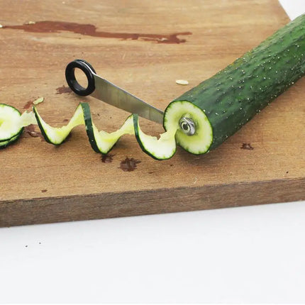 1pc Spiral Slicer Twister Blade Cucumber Curler Salad Twister Home Use for Cutting Cucumber Rolls Carrot, Potato Vegetables