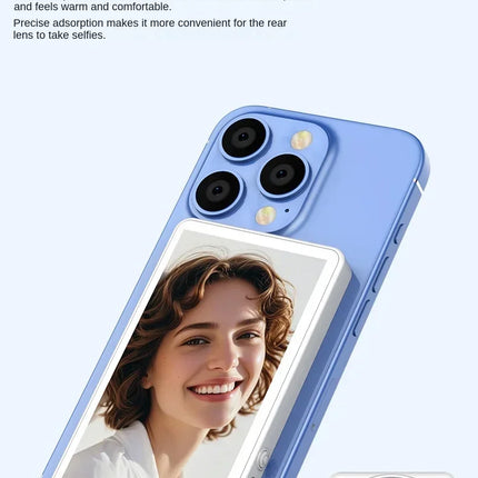 Wireless Monitor Rear Camera Screen Smartphone Selfie Magnetic Screen For Vlog Live Stream Video Recording Outdoor Selfie tool