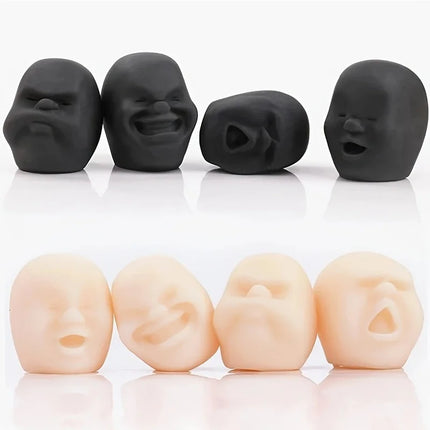 Human Face Expression Ball Squishy Squeeze Toy for Kids Soft Pinch Pop Fidget Toys Children Sensory Entertainment Games Gifts