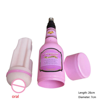 3XLR Sex Machine Attachment Masturbation Cup Realistic Vagina Anal Oral Sucker Sex Toys For Male Masturbator