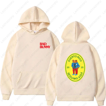 Rapper Bad Bunny Debi Tirar Más Fotos Album DTMF Merch Men Woman Hoodies Fashion Casual Vintage Drop Shoulder Sweatshirt Hoodie