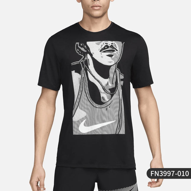 Nike Official Authentic Rise 365 Run Energy Men's Running T-Shirt FN3997-010