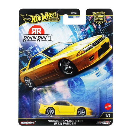 Hot Wheels Premium 2025 FPY86 Ronin Run 2,Japan Historics 5 Car Culture,1:64 Scale Diecast Model,Collectible Toys Gift for Kids