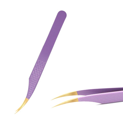 AILEISHI Eyelashes Tweezers Stainless Steel Superhard Tweezers High Precision Anti-static Tweezers For Eyelash Extensions Tools