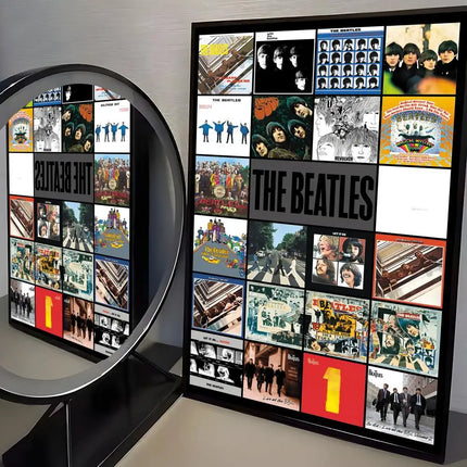 Classic Rock B-Beatles Poster Room Wall Art Decor Waterproof Stickers For Home Bar Bedroom Decoration