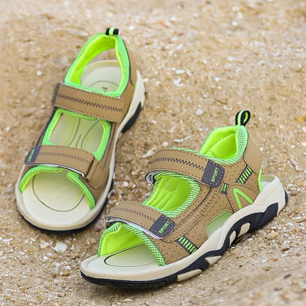 Children Sandals Summer Breathable Non Slip Soft Sole Casual Beach Shoes Boys Daily Fast Drying Comfort Walking Sports Sandals