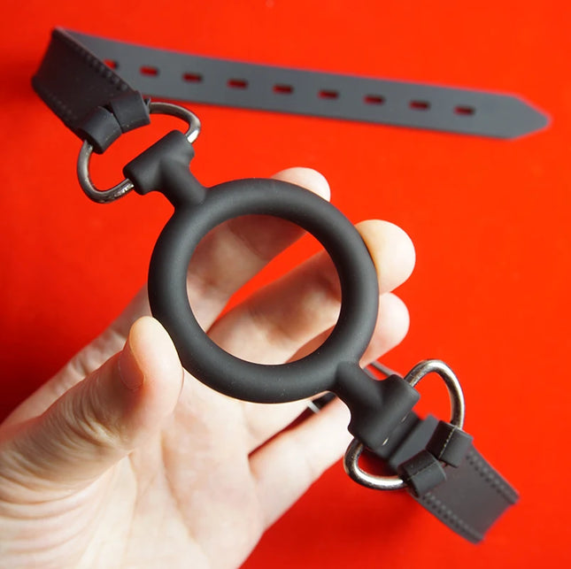 Medical Silicone Mouth Gags, BDSM Ring Gags, Sex Toys for Couples, Adult Games, Submissive Role Play, Bondage Restraints