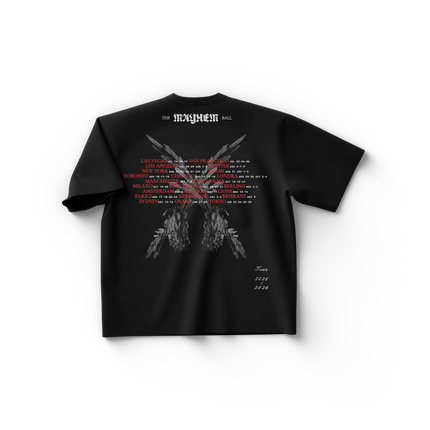 Lady Gaga World Tour Graphic T-shirt Lady Gaga Letter Printed Oversized Y2k Women Short Sleeve High Quality Female Male Clothing