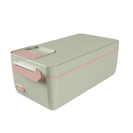 2026 Electric rice cooker with built-in charging function, no need to add water, keeps food warm and heats up lunch boxes.
