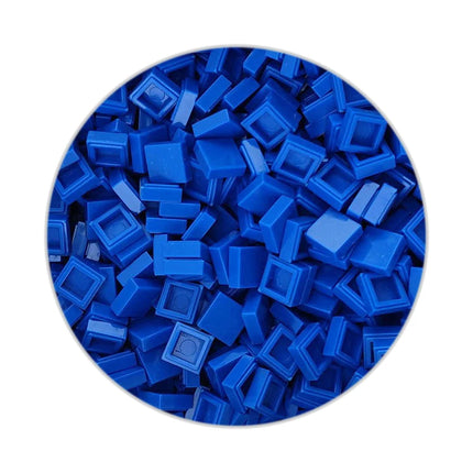 200/330/660pcs MOC Pixel Particles Plate Smooth 1x1 DIY Building Blocks Flat Square Bricks Halloween Christmas Children Toy 3070
