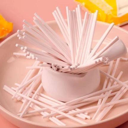 100-1000Pcs Paper Lollipop Sticks Solid Core for Party Dining Chocolate Sugar Candy Lolly Pop Sucker Sticks Cake Pop Stick