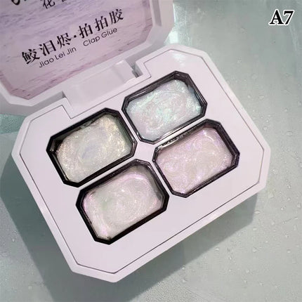 4 Colors Nude Painting Gel Drawing Gel Palette French Nail Polish UV Gel Nail Salon Holographic Manicure Nail Art Tool