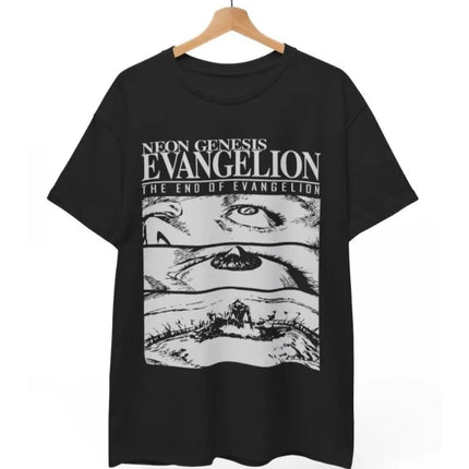 The End of Evangelion Shirt Neon Genesis Anime Shirt Summer New Y2K Men's and Women's Super Large Fashion Couple Dress