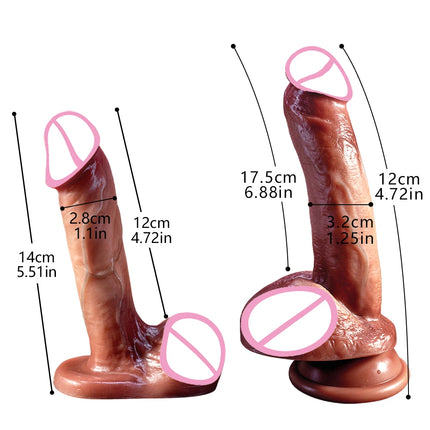 9.4 Inch Realistic Dildo Silicone Dildos Sexy Toys for Woman Men Vagina Anal Massage Silicone Layer Dildo With Suction Cup
