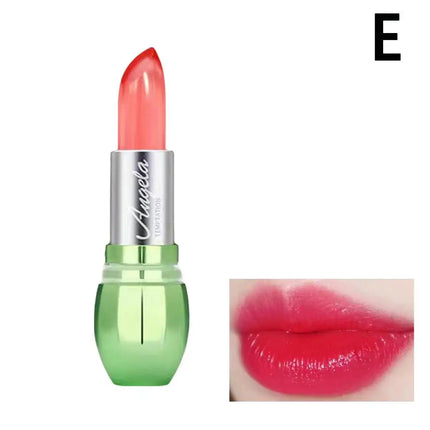 Aloe Vera Color-Changing Jelly Lipstick Long-lasting Non-transferable Moisturizing Lip Care Balm Lipstick Cosmetic Lip Gloss