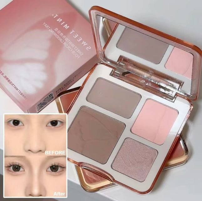 Face Shaping Brightening Contouring Palette Lightweight Natural Look  Liquid Contour Versatile Use