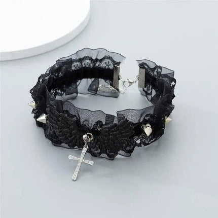 Trendy Punk Colorful Dog Claw Bone Necklace For Women Exquisite PU Leather Charms Choker Sweet Cool Party Jewelry Y2K Gifts