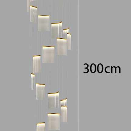 Modern home decor led lights pendant light lamps forstaircase Chandeliers for living room hanging light indoor lighting