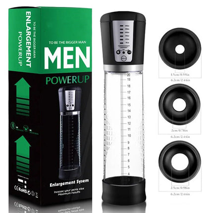 Electric Penis Pump Penis Enlarger Vacuum Pump Sex Toys for Men Penile Bigger Trainer Adult Male Masturbator Penis Enlargement