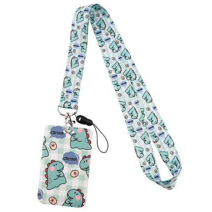 New Sakura Cherry Blossoms Flower lanyard card ID Badge Holder Keychain Pass Gym Mobile Kids Key Holder Key Rings Gift