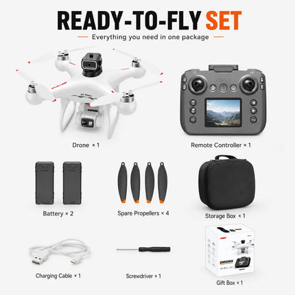 ZNLYRION S116 RC Drone Brushless Motor Long Flight Time WIFI Real Time Image Transmission Carry Bag Included