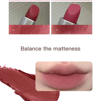 HERORANGE yarn felt velvet fog matte lipstick fog face velvet color holding makeup lifting color whitening lipstick