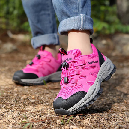 New Hiking Shoes Children Designer Climbing Trekking Sneakers for Boy Girl Leather Outdoor Sports Work Kids Shoes Run Shoes