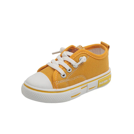 2025 New Children's Canvas Shoes Fashion Baby Board Shoes Girls' Breathable Single Shoes Boys' Casual Shoes