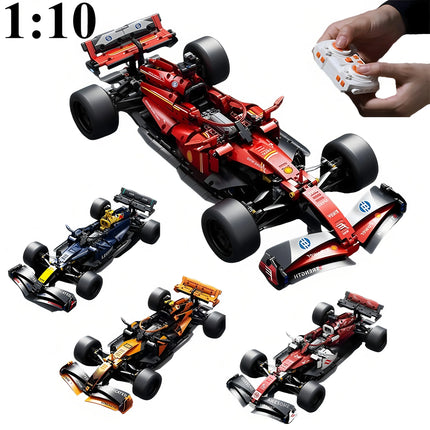 racing cars, racing car models, 1:10 DIY super sports car building block puzzle toys, children's and adult gifts