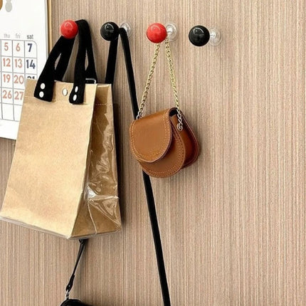 1PC Creative joystick ball switch sticker Red ball wall stickers Black ball switch decoration Switch decorative small ornament