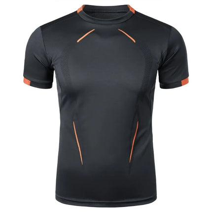 Summer Gym Breathable T Shirt Men Quick Drying Jogging Tops Men Lightweight Training Tees Fitness Tops Running Sweatwear