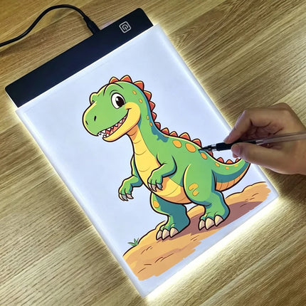 A5 LED Photocopying Table Drawing Board Light-transmitting Copying Table Brightness Adjustable Copy Board Children Painting Toys