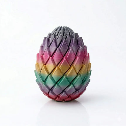 /2026new product 3D Printing Dragon Egg Stress Relief Model, Deformable Twist Egg, Creative Stress-Relief Gadget Desk Ornament