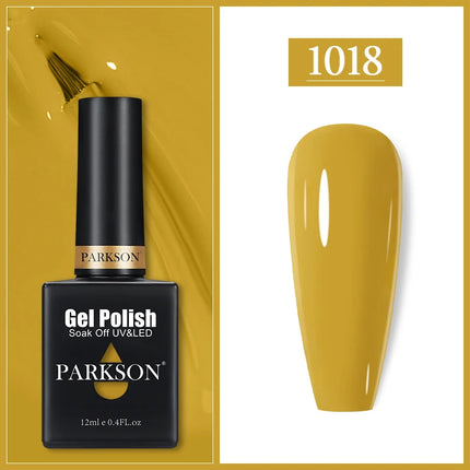 Parkson 12ML Nail Gel Polish HEMA TPO FREE Full Coverage 279 Color Gel Pigment Professional Nail Art Long Lasting Gel Varnish