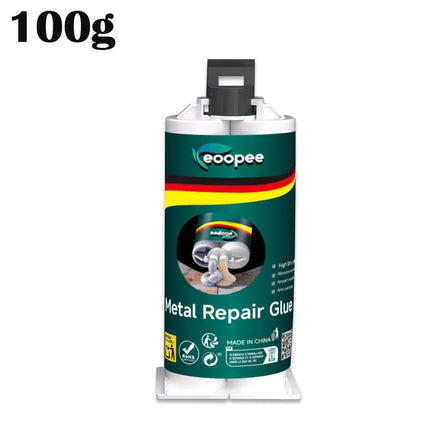 Strong AB Casting Adhesive - High Temperature Resistant Metal & Plastic Repair Glue, Industrial Strength Epoxy for Casting, Weld