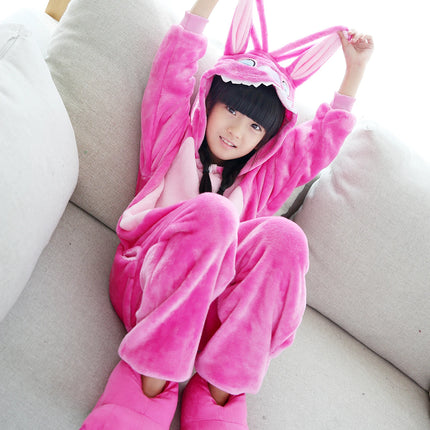 Kigurumi Kids Stitch Animal Cartoon Pajamas Children Sleepwear Girls Boys Onesies Cosplay Costumes For Christmas Halloween Party