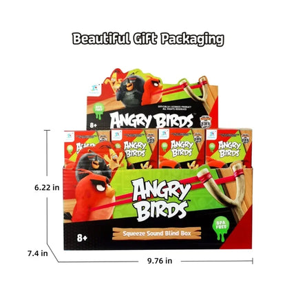 Hasbro Sound Angrys Birds Blind Box Toys Soft Plastic Hand Pinch Darts Yellow Blue Brother Anime Action Figures Toy Model Gift