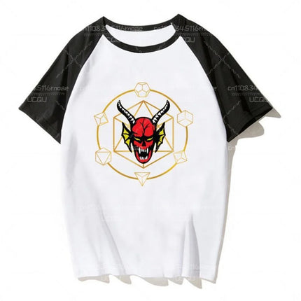 26 Hot Selling Adult Monster Cartoon Four Seasons Universal Printed Design Fashionable and Casual Versatile Soft Cotton T-shirt