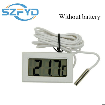 Thermometer Sensor Hygrometer Gauge Refrigerator Aquarium Monitoring Display Humidity Detector Mini Convenient Digital LCD