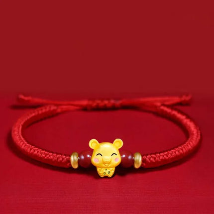 12 Constellation Zodiac Sign Charm Braided Bracelets Men Women Classics Red Rope Bracelet & Bangle Birthday Gift Party Jewelry