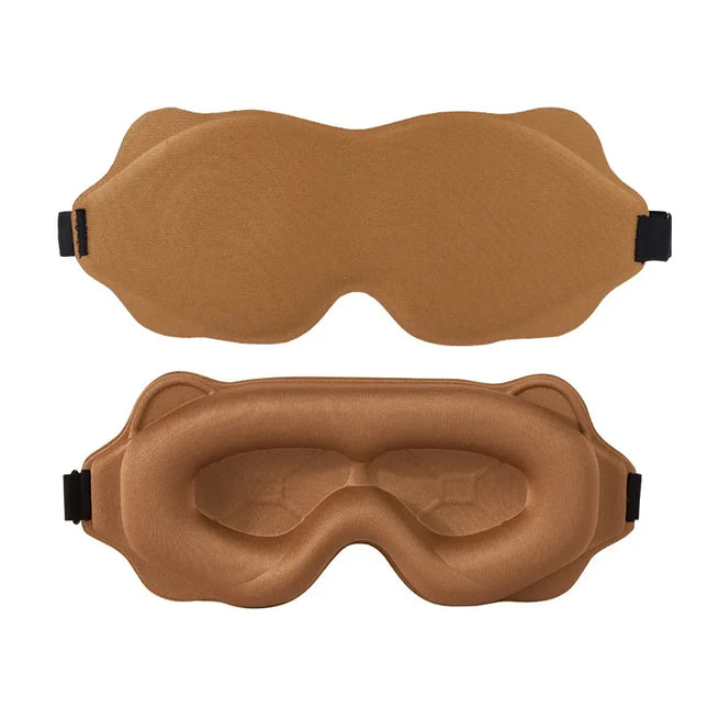Weighted Sleep Eye Mask for Side Sleeper Men Women 3D Contoured Sleeping Mask No Eye Pressure 100% Blockout Soft Comfortable Eye