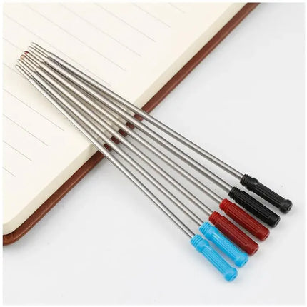 50/5 Pcs/lot L:4.5 in Ballpoint Pen Refills for Cross Pens Medium Point Blue Black Ink School Office Supplies Stationery