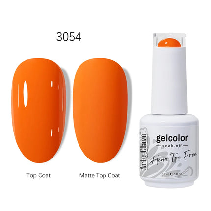 Arte Clavo HEMA TPO FREE Gel Nail Polish 15ML Long Lasting For Manicure Semi Permanent Nail Art UV LED Gel Varnish Nail Supplies
