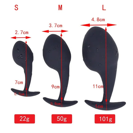 Silicone Anal Dilator But Butt Plug,Tadpole Shaped Buttplug Butplug Analplug,Anus Ass Beads Anchor Sex Toys,Prostate Massage