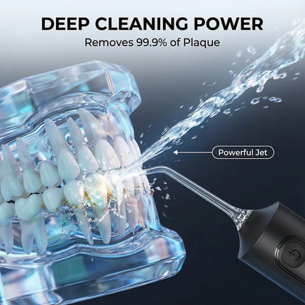 Dr.Yadent Intelligent Water Flosser DIY 4 Modes 6 Nozzles Waterproof IPX7 Oral Irrigator 350ML Water Tank Deep Cleaning Type C