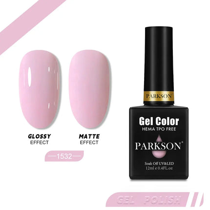 Parkson 12ml Nail Gel Polish TPO HEMA Free Glitter Semi Permanent Soak Off UV LED Long Wear Ultra Diamond Top Coat Varnish