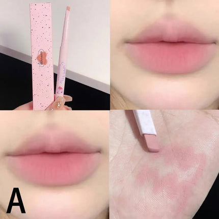 5 Colors Matte Lip Liner Lipstick Pen Long Lasting Non-stick Cup Waterproof Smooth Soft Velvet Lipliner Pencil Makeup Cosmetics