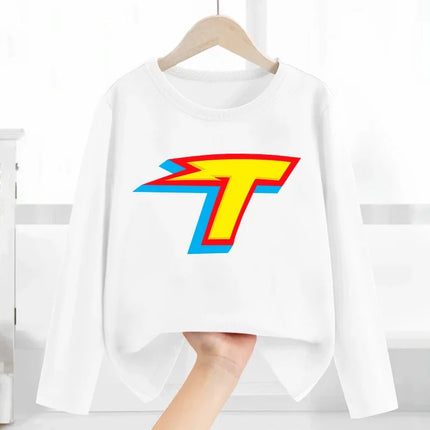 The Thundermans TV Shows Print Kids T-Shirt Funny Children Clothes Autumn Baby Boys Girls Casual O-Neck Long Sleeve T-shirt